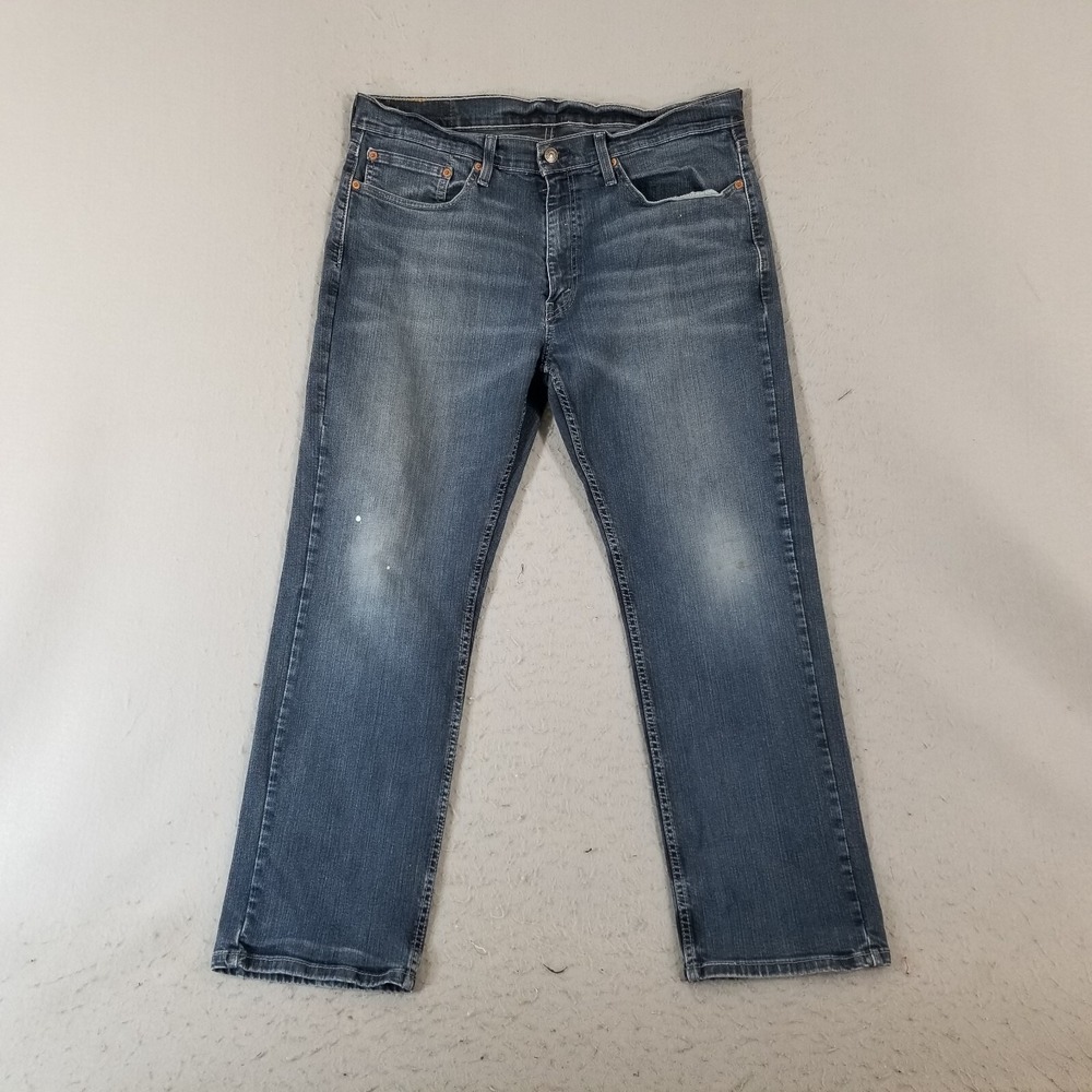 Levi's 559 jeans men's 36 x 30 relaxed fit straight blue denim Lot 3 Pair FLAWED - Picture 6 of 9